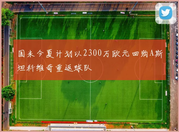 国米今夏计划以2300万欧元回购A斯坦科维奇重返球队